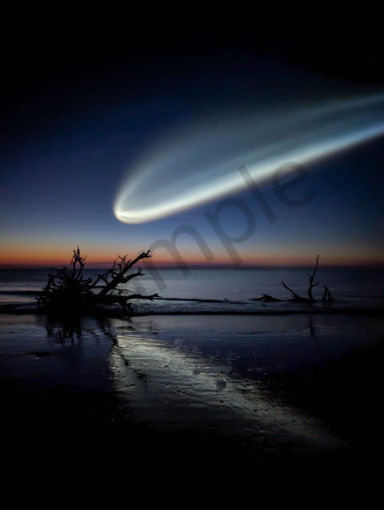 Uninvited Guest | SpaceX Rocket Art | Bama Price Photography