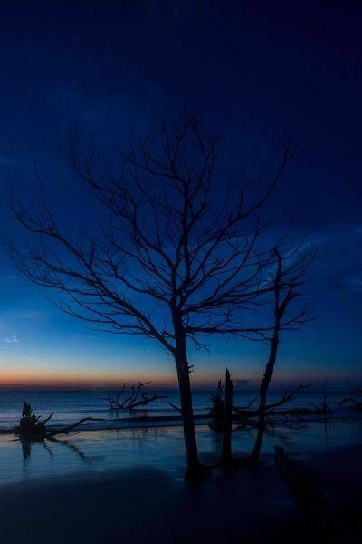 Anchored in Blue | Jekyll Island Fine Art Landscape Photography | Bama Price Photography