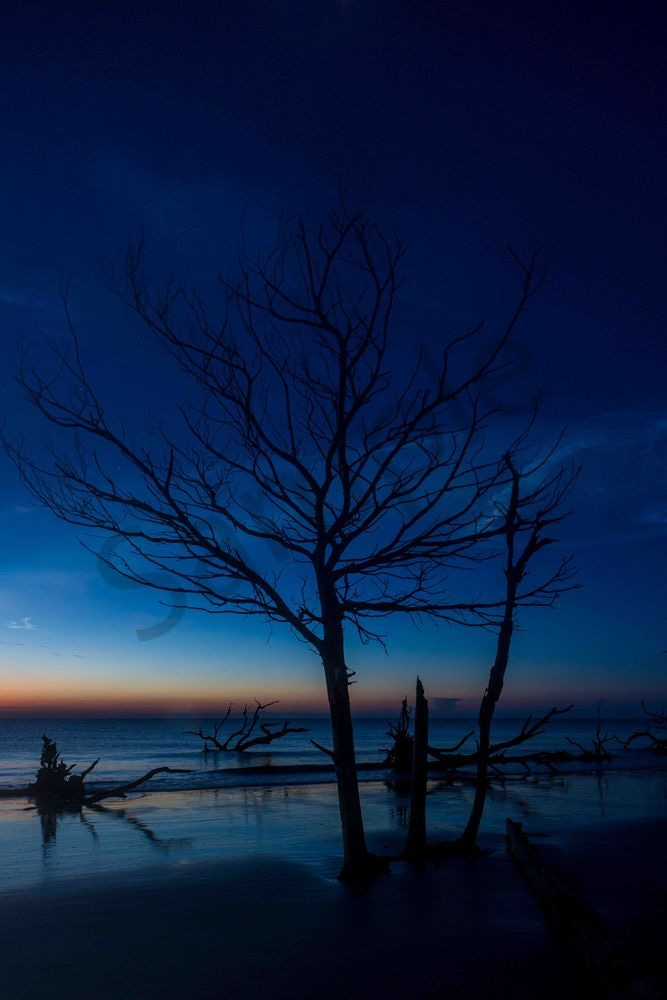 Anchored in Blue | Jekyll Island Fine Art Landscape Photography | Bama Price Photography