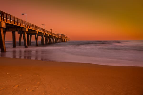 Alabama Amber: Gulf State Park Pier Sunset Art Print | www.bamaprice.com