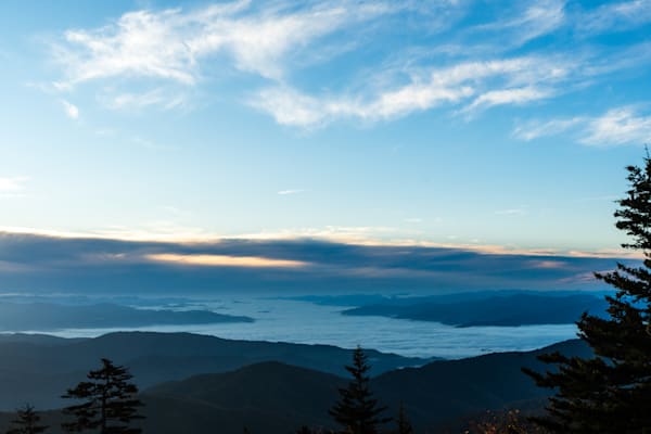 Lake of Clouds Clingmans Dome | Great Smoky Mountains Sunrise Fine Art Print | Bama Price