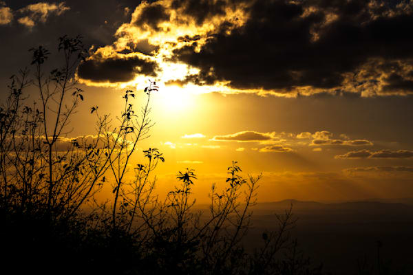 Golden Whispers at Dusk | Cheaha State Park Fine Art Sunset Print | Bama Price