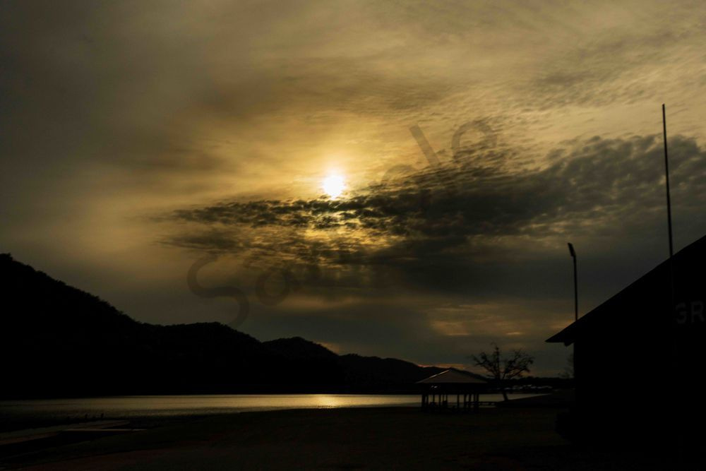 God Rays on the Coosa | Coosa River Alabama Fine Art Photography Print | Bama Price