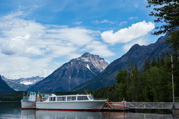 Lake McDonald's Charm - Historic Boats at Glacier NP Pier | Bamaprice.com