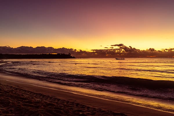 Liquid Gold in Playa: Playa del Carmen Sunset Art Print | bamaprice.com