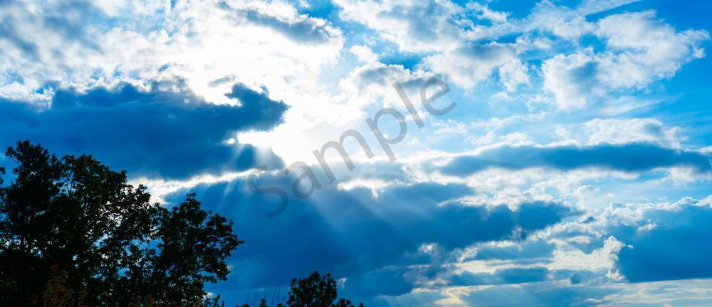 Light from Heaven | Delta Alabama Sky Photography Print | Bama Price