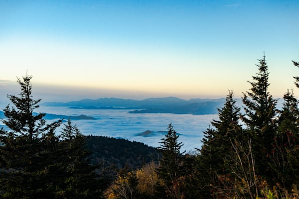 Smoky Mountain Sea | Clingmans Dome Sunrise Fine Art Photography Print | Bama Price
