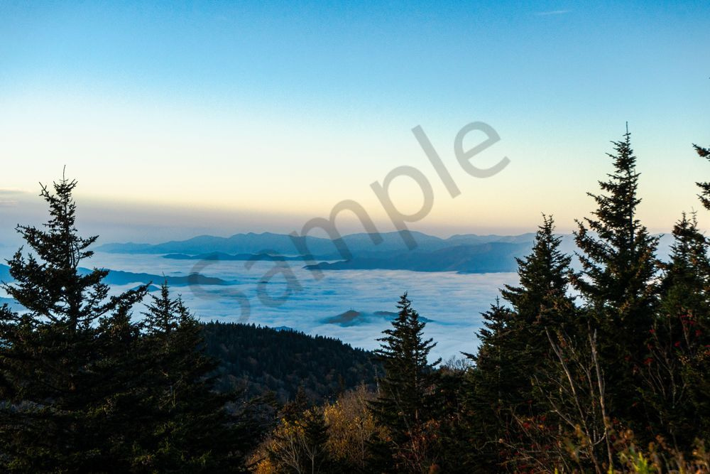 Smoky Mountain Sea | Clingmans Dome Sunrise Fine Art Photography Print | Bama Price