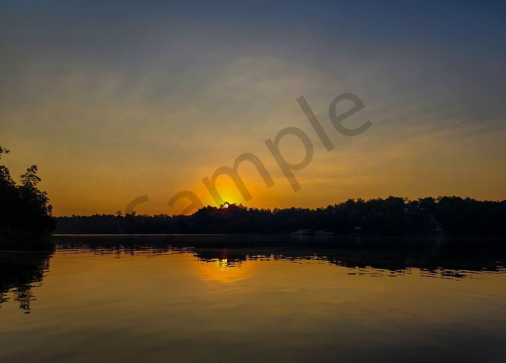 Dawn's Kiss on Lake Tuscaloosa | Tuscaloosa Alabama Sunrise Print | Bama Price