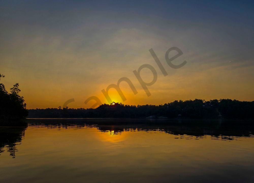 Dawn's Kiss on Lake Tuscaloosa | Tuscaloosa Alabama Sunrise Print | Bama Price
