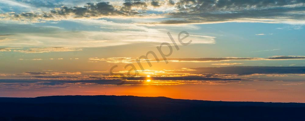 Golden Horizon | Mentone Alabama Sunset Fine Art Photography Print | Bama Price