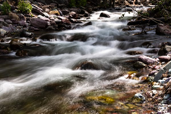 Rushing Waters of Snyder Creek | Glacier National Park Photography Print | Bama Price