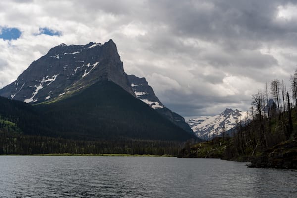Little Chief's Dominance - St. Mary Lake & Mountain Print | bamaprice.com