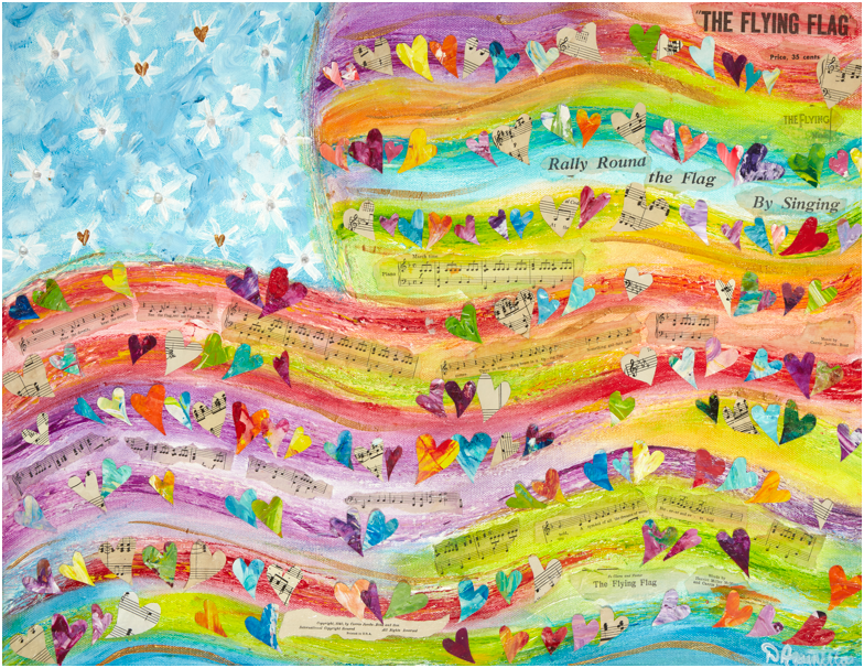flying-flag-art-the-heart-artist