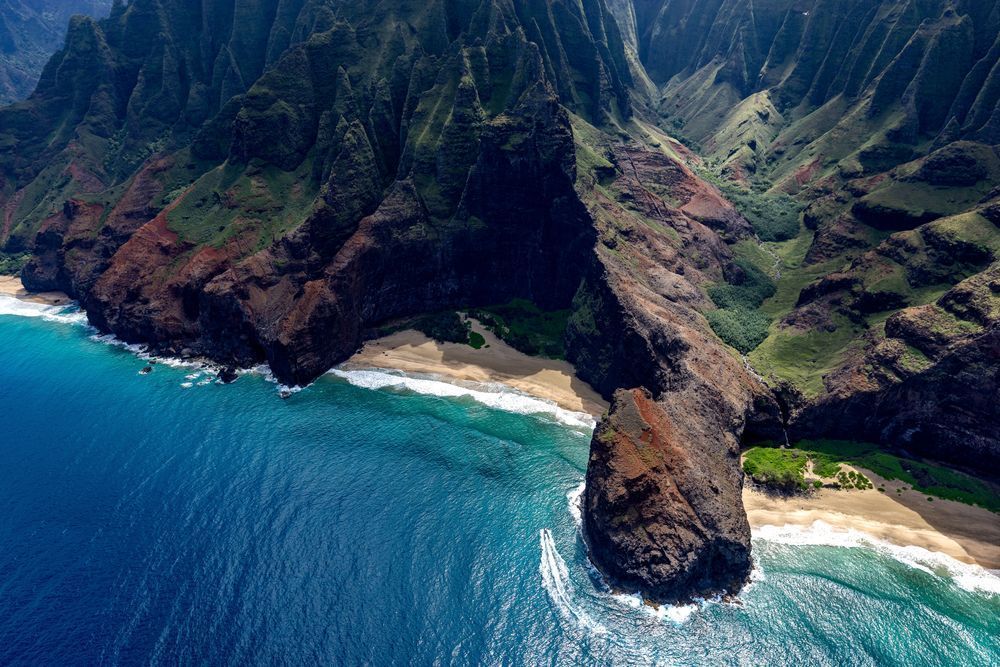 Where the Cliffs Meet the Blue | Kauai Fine Art Print