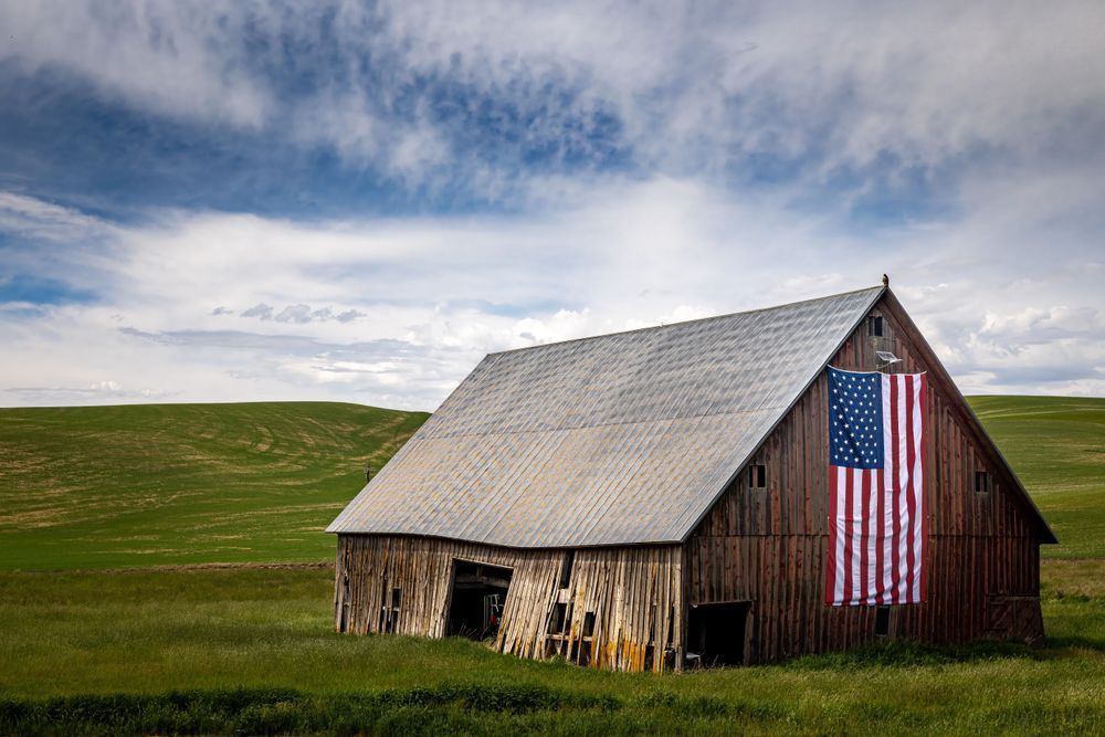 The Quiet Barn | Palouse Barn Landscape Fine Art Print