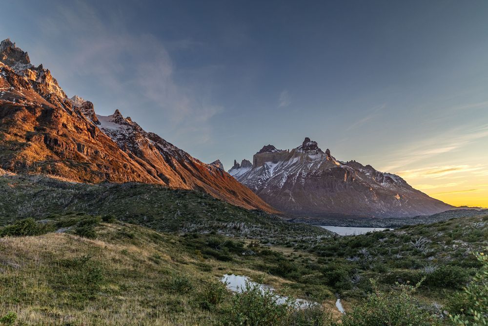 Fire Beneath the Peaks | Patagonia Alpenglow Fine Art Print