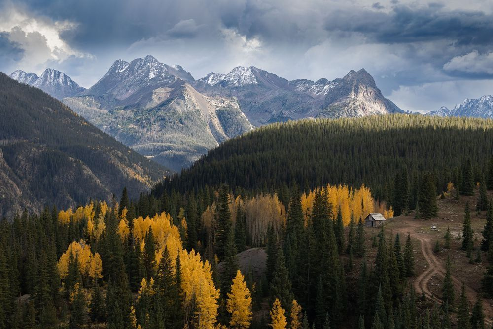 Colorado Mountain Cabin Print | The Part That Stayed