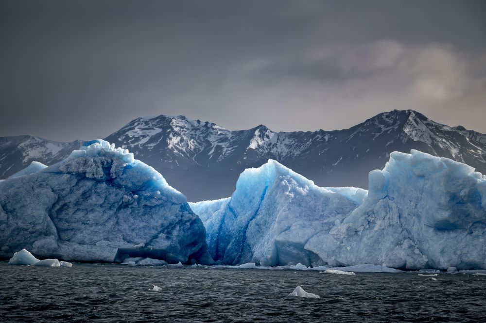 Blue Ice Rising | Patagonia Blue Glacier Ice Fine Art Print