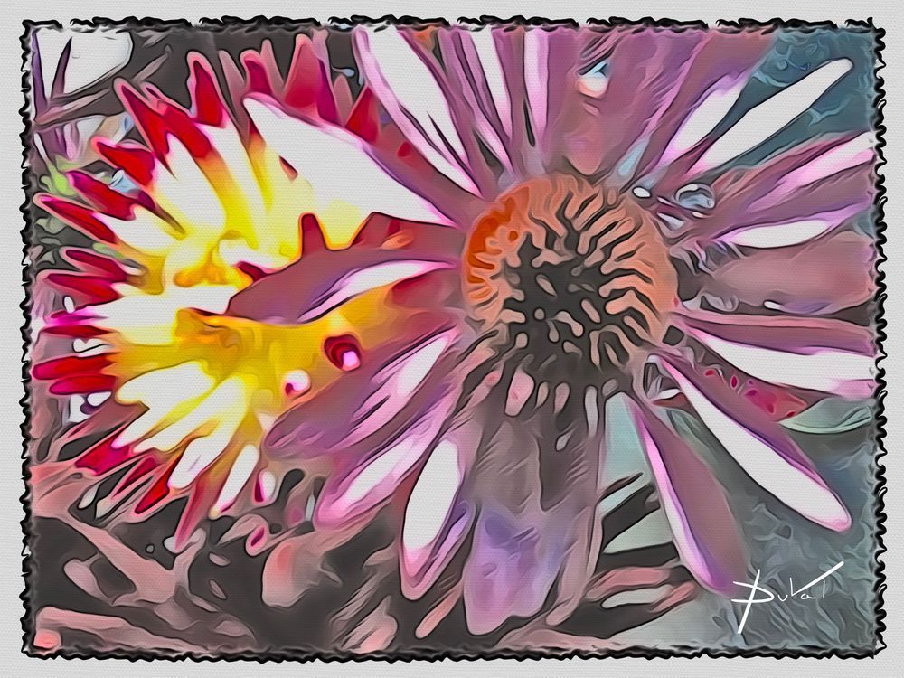 Dark Clouds Over Summer Flowers Art | Cynthia DuVal Creative Studio