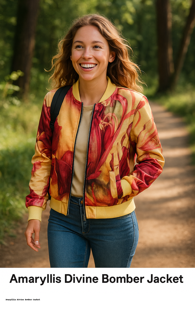 Amaryllis Jacket Square Listing Art | Cynthia DuVal Creative Studio