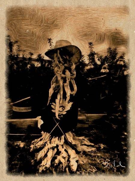 Dark Scare Crow Art | Cynthia DuVal Creative Studio