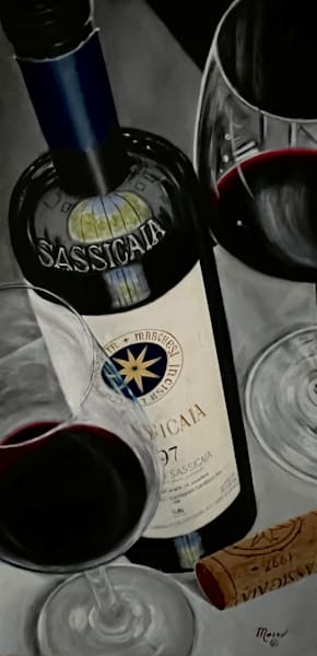 Sassicaia 1997 Art | Moses Gallery