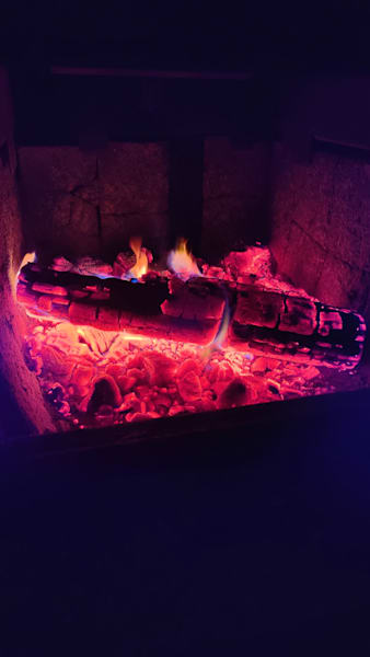 Pink Fireplace
