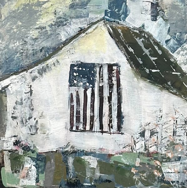 USA White Barn