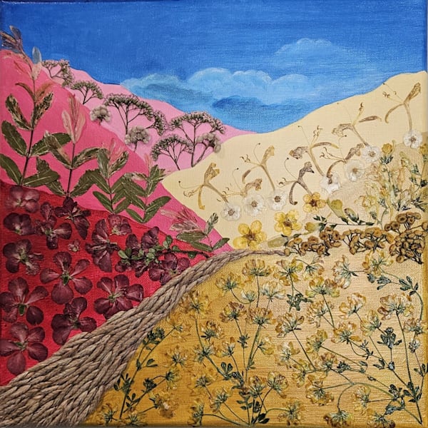 Petal Pass - Textured Floral Landscape
