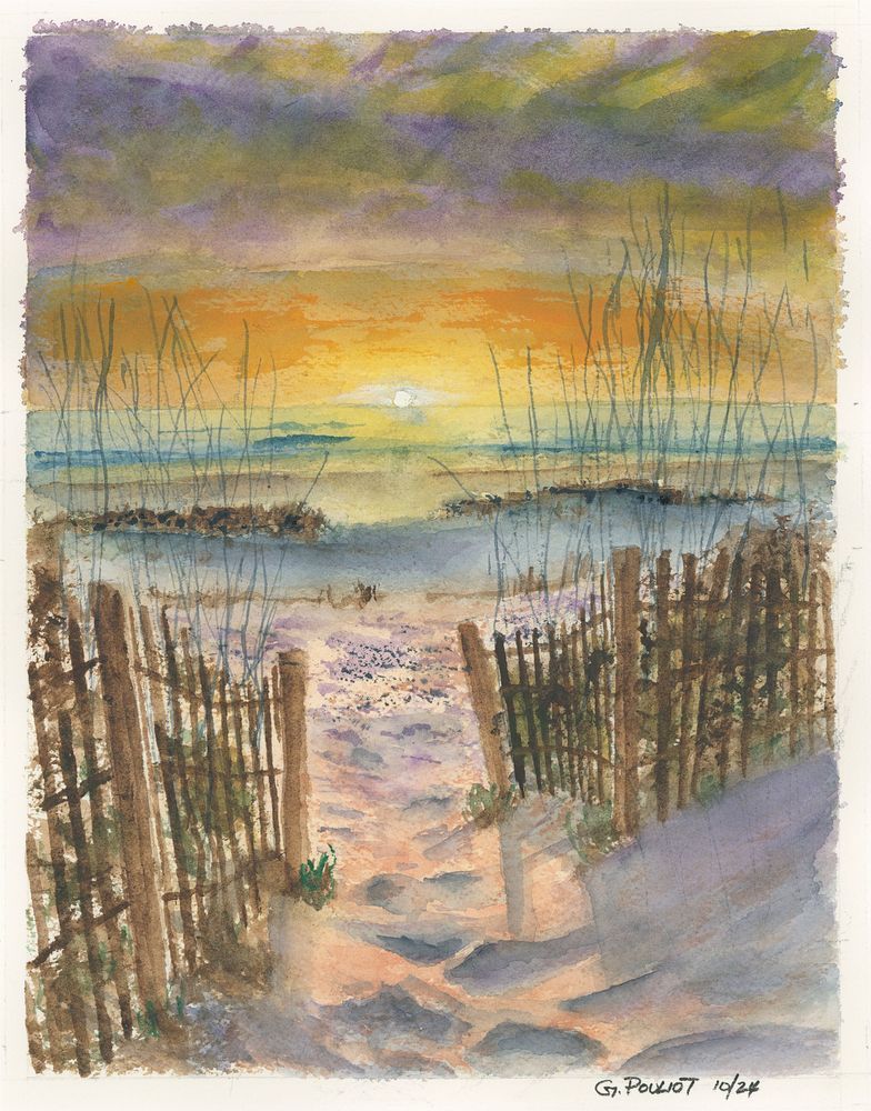 The Dunes At Sunset