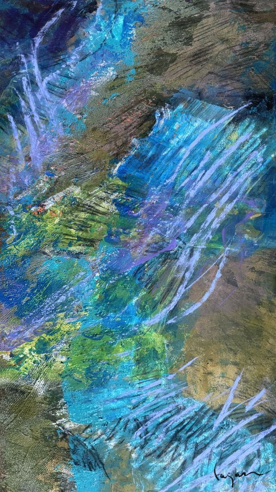 Aquifer I Canvas Edition Art | Dorothy Fagan Fine Arts