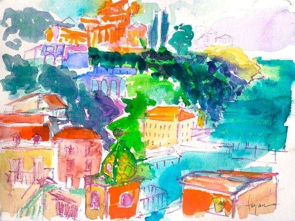 Colors Of Italy: Sorrento Serenity Art | Dorothy Fagan Fine Arts