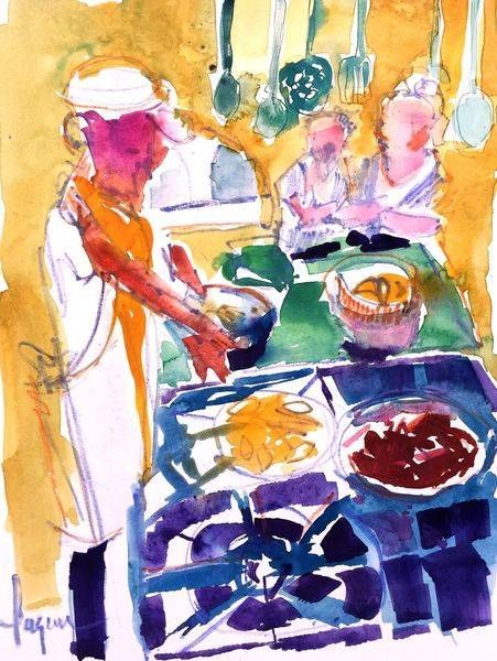 Colors Of Italy: Cooking With Danilo Art | Dorothy Fagan Fine Arts