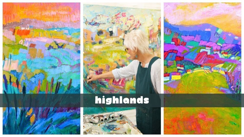 Chesapeake Bay Watershed: highlands, legacy art portfolio, Dorothy Fagan