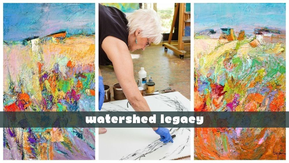 watershed art, Dorothy Fagan, Chesapeake Bay, Healing Landscape Paintings