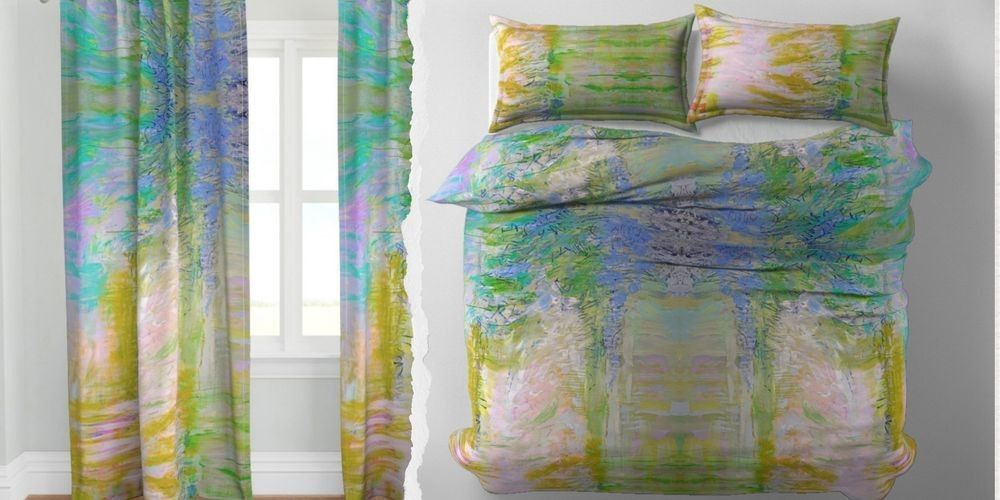 Etude Artistic textile linens, art panels for luxury upholstery, decor