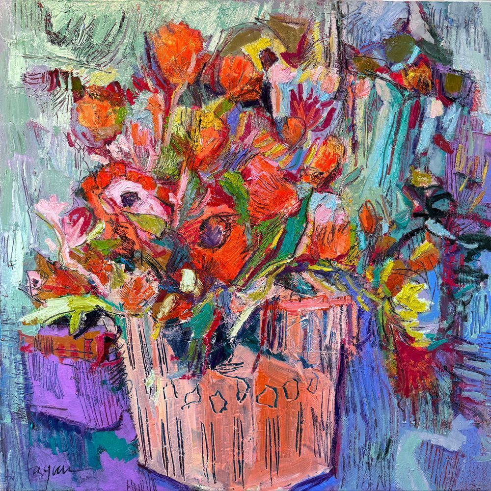 Bouquet Of Hearts Xii Art | Dorothy Fagan Fine Arts
