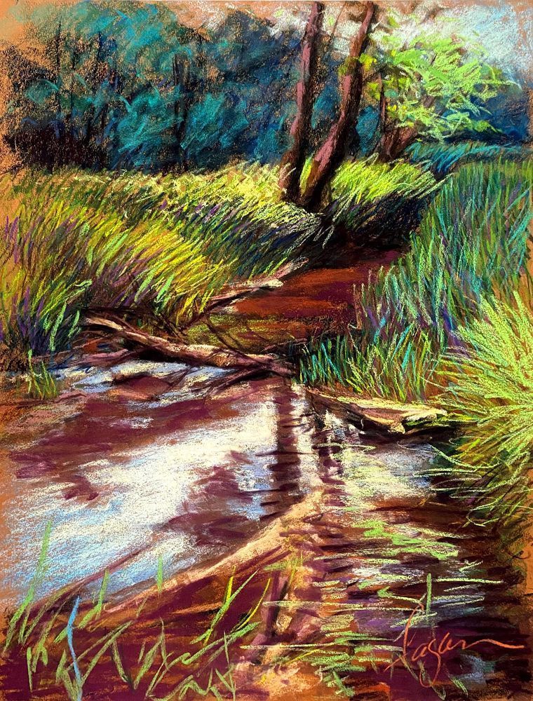 Woodland Marsh Art | Dorothy Fagan Fine Arts