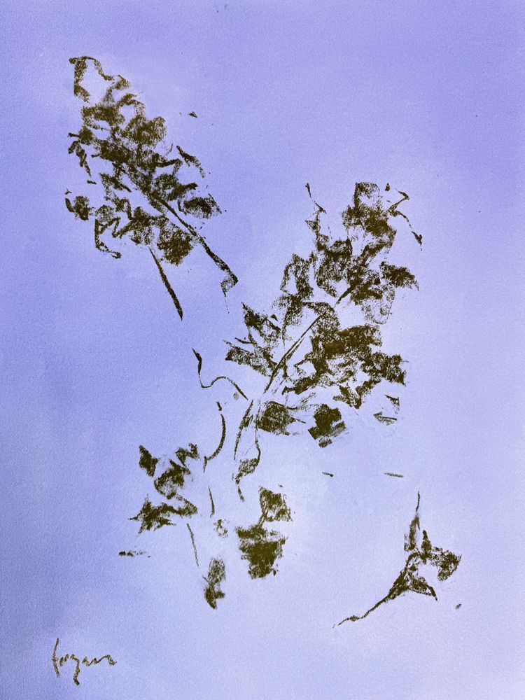 Lilac Essence I by Dorothy Fagan Botanical Essence Fine Arts