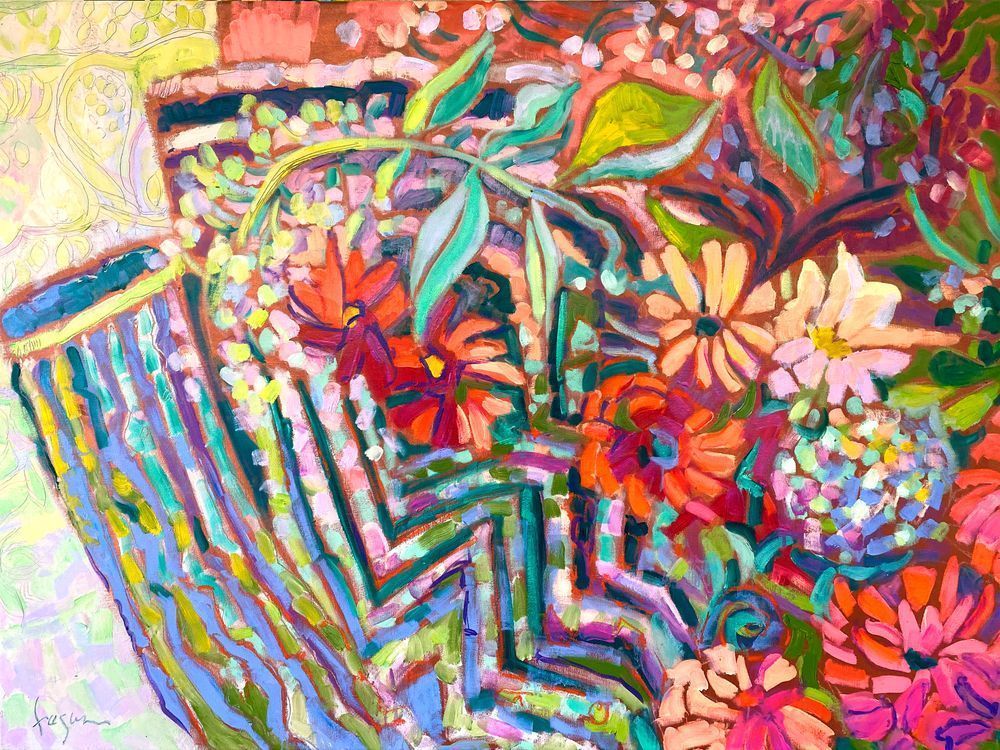 Meandering Garden Path  Ii Art | Dorothy Fagan Fine Arts