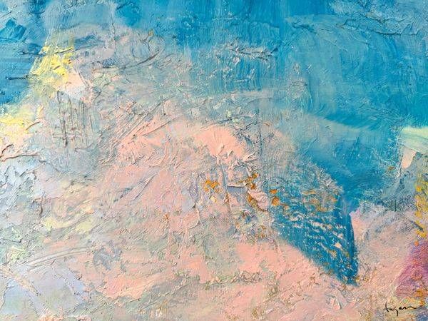 Large Cloud Painting, Soaring 12 by Dorothy Fagan