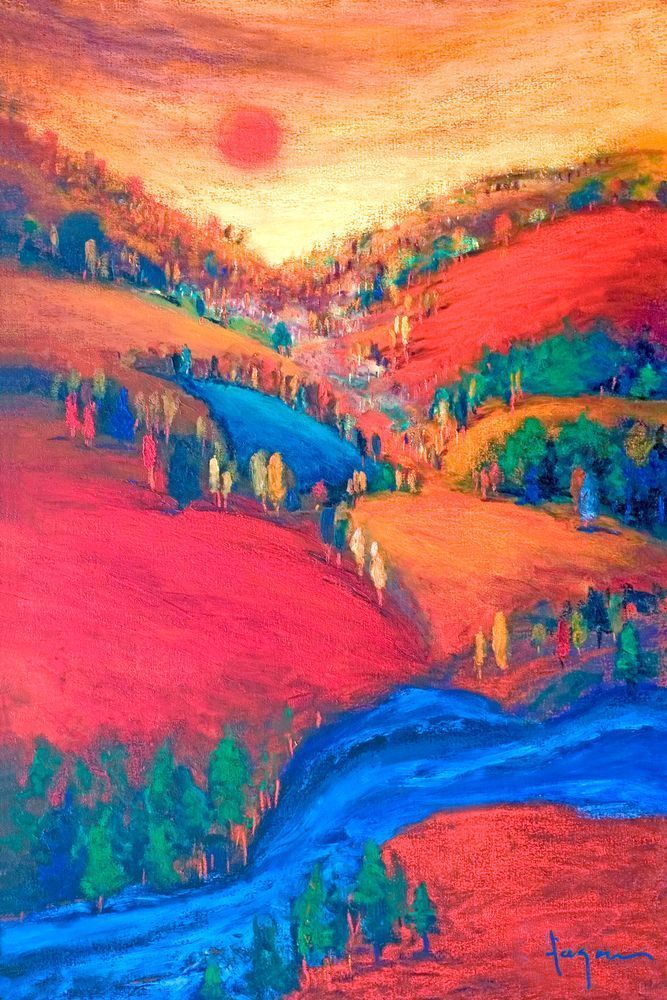 Valley of Love Series Painting Prints by Dorothy Fagan