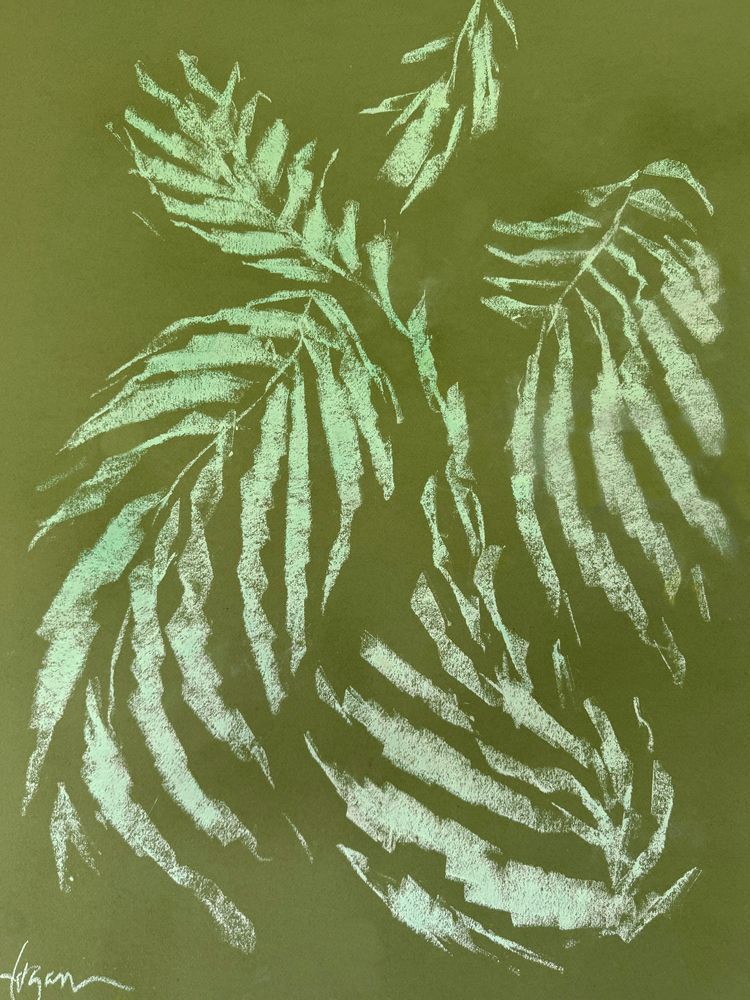 Palms I by Dorothy Fagan Botanical Essence Fine Arts
