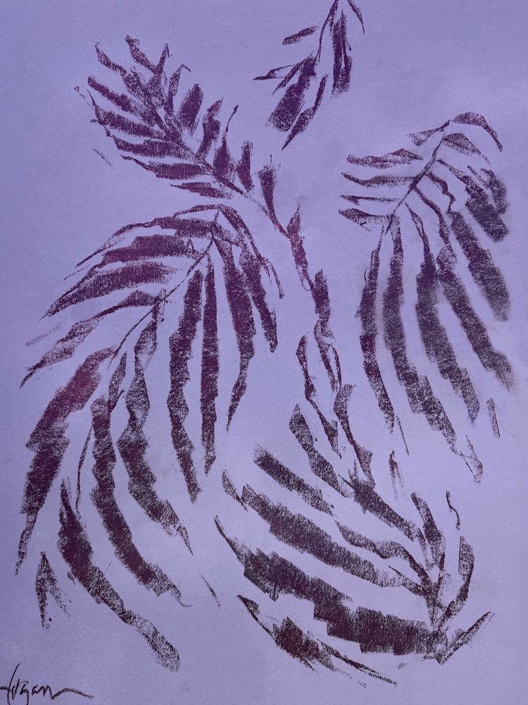 Palms I by Dorothy Fagan Botanical Essence Fine Arts
