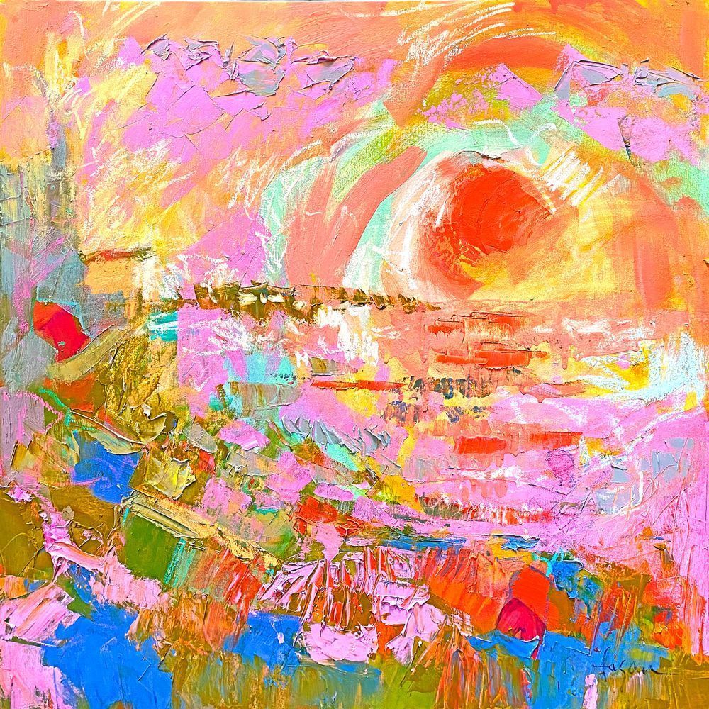 Quietly Sunset Art | Dorothy Fagan Fine Arts