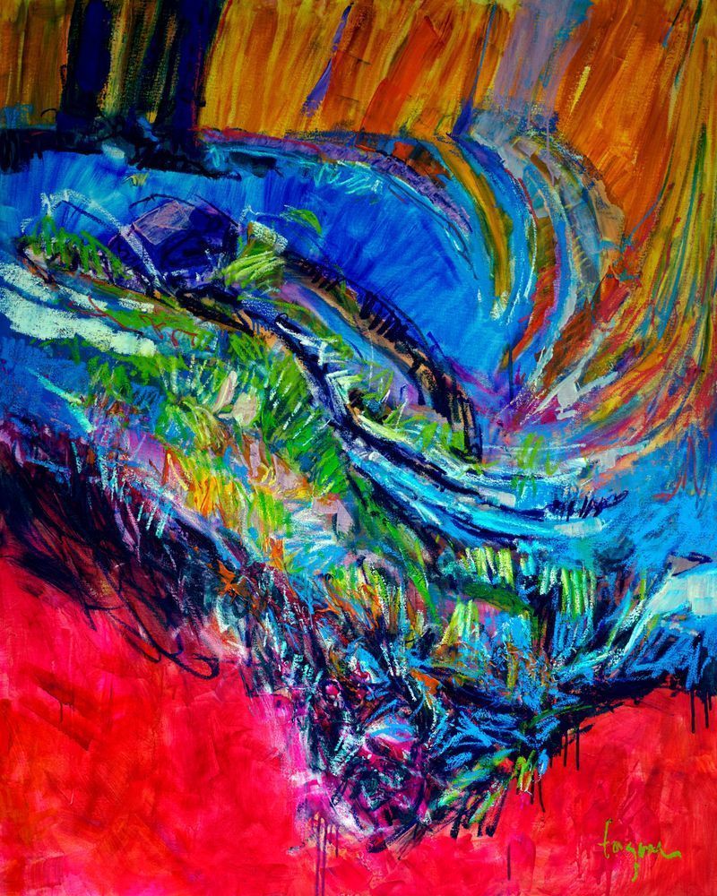 Vibrant Flow Ii Art | Dorothy Fagan Fine Arts