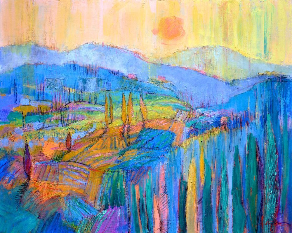 Embrace Of The Mountain Poster Art | Dorothy Fagan Fine Arts