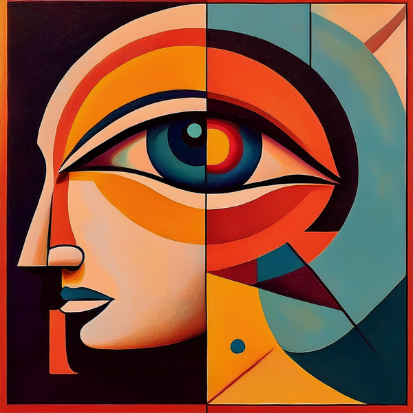 Buddha's Face in the Abstract