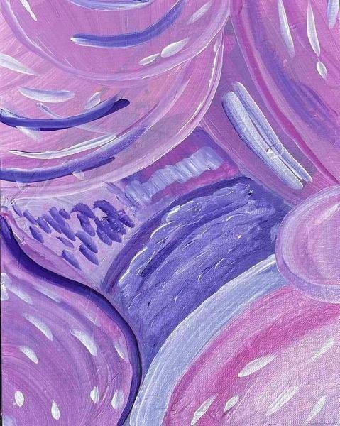Bilssfully Pink Art | Portraits of Selfreflection(Charissa Vanderbilt Art)